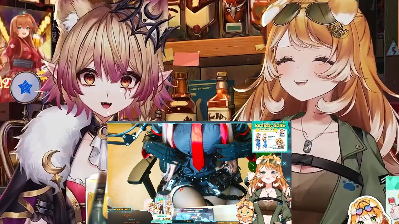 Vylett's Reaction to Bonnie's Cosplay Stream 