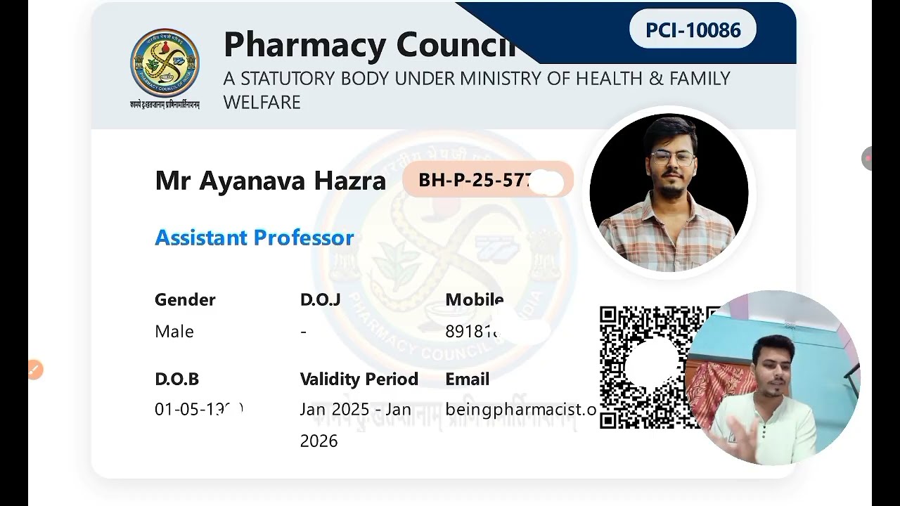 PCI Pharmacist ID Card | Central Pharmacist ID Card Download | Apply Now