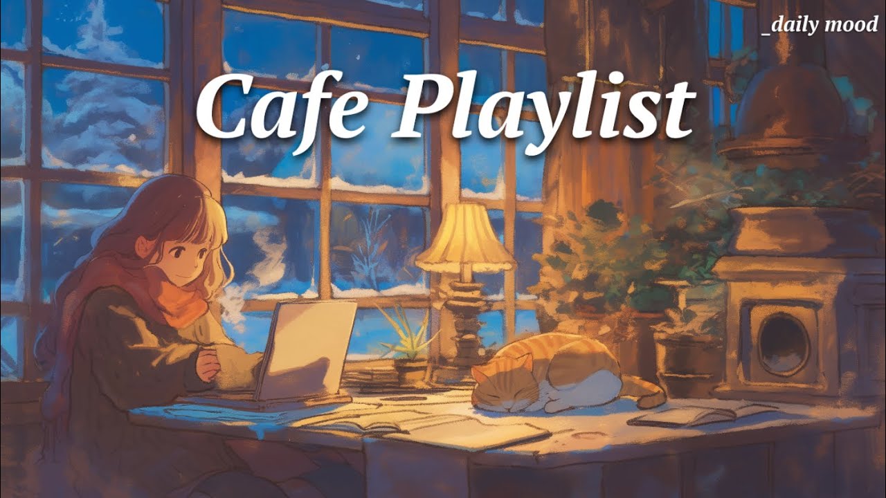 Cozy Winter Cafe Music ☕ Relaxing Piano Music for Studying, Working, and Healing (No Vocals)