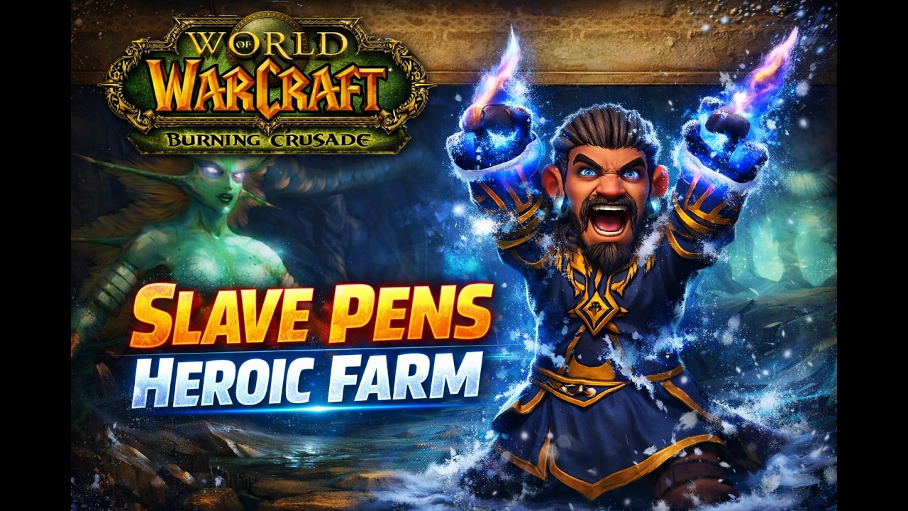 WoW TBC Anniversary - Slave Pens Heroic Mage Solo no Zanza
