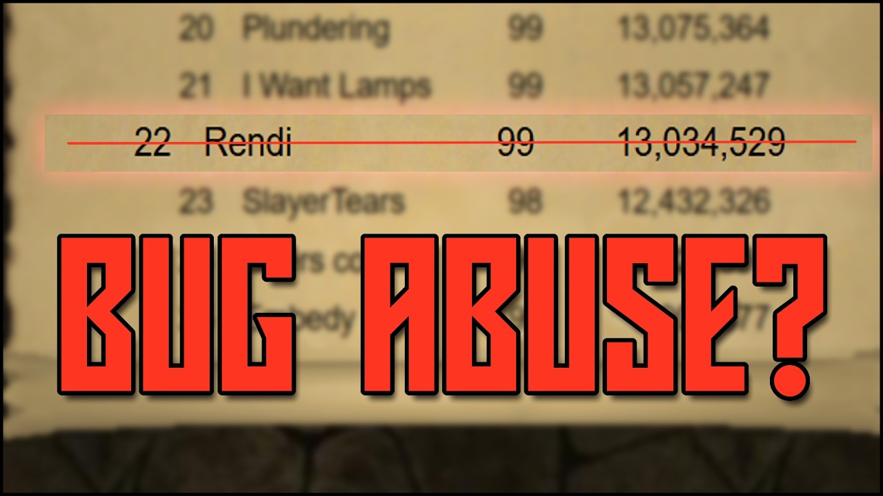 Что такое злоупотребление багами в OSRS?