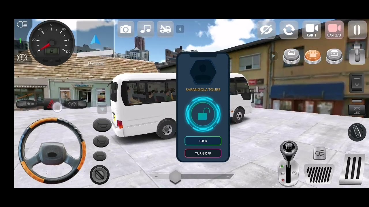 Minibus simulator Vietnam Hyundai coaster without crashes