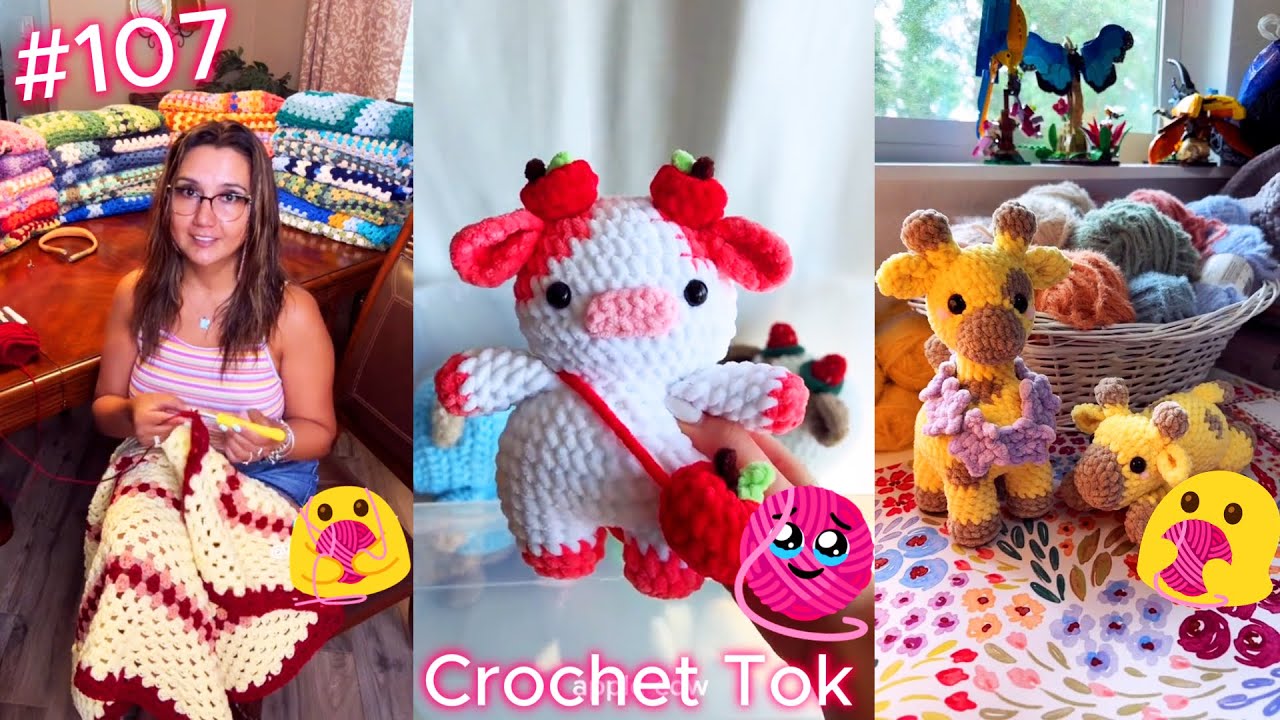 🧶💖 Crochet TikTok Compilation - Crochet Tok Fam 🧶💖 #107