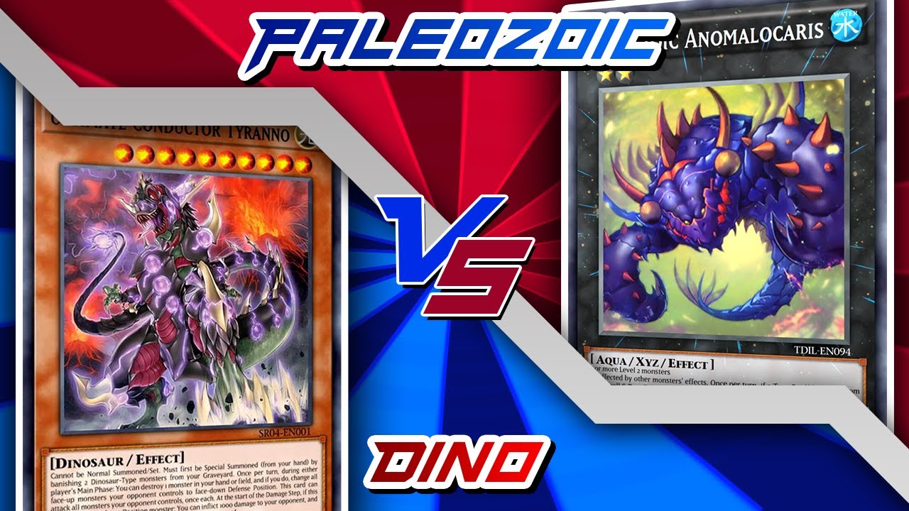 YU-GI-OH! TCG | DUELO JURÁSSICO! DINOS VS PALEOZOIC!