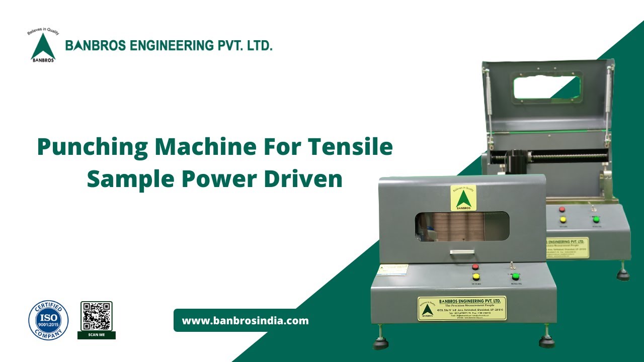Punching Machine For Tensile Sample Power Driven 2021|| Punching Machine, Hardness Tester Machine ||