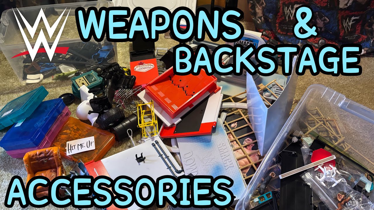 WWE Weapons & Backstage Accessories Collection!