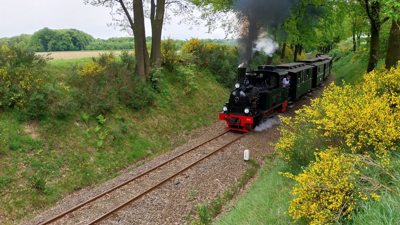 Fahrtag beim Deutscher Eisenbahn  Verein in Bruchhausen - Vilsen - Asendorf  04.05.2024 (4K)