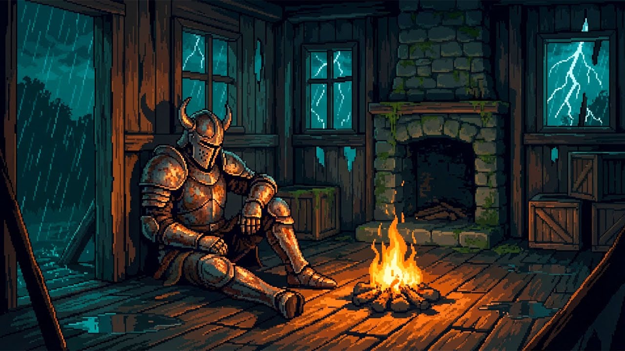 You’re safe here, traveler… Let the thunder pass
