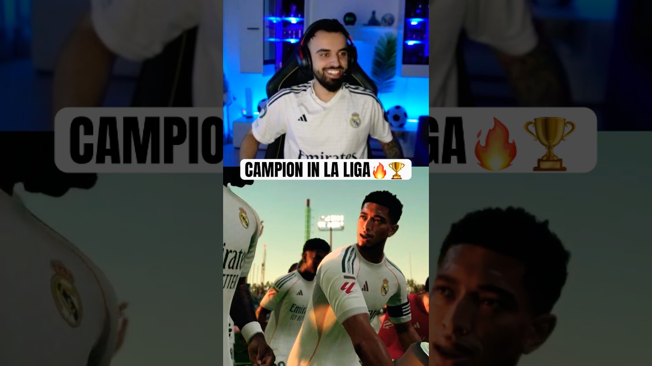 CAMPION CU REAL MADRID IN LA LIGA 🏆 #fc26 #playercareer