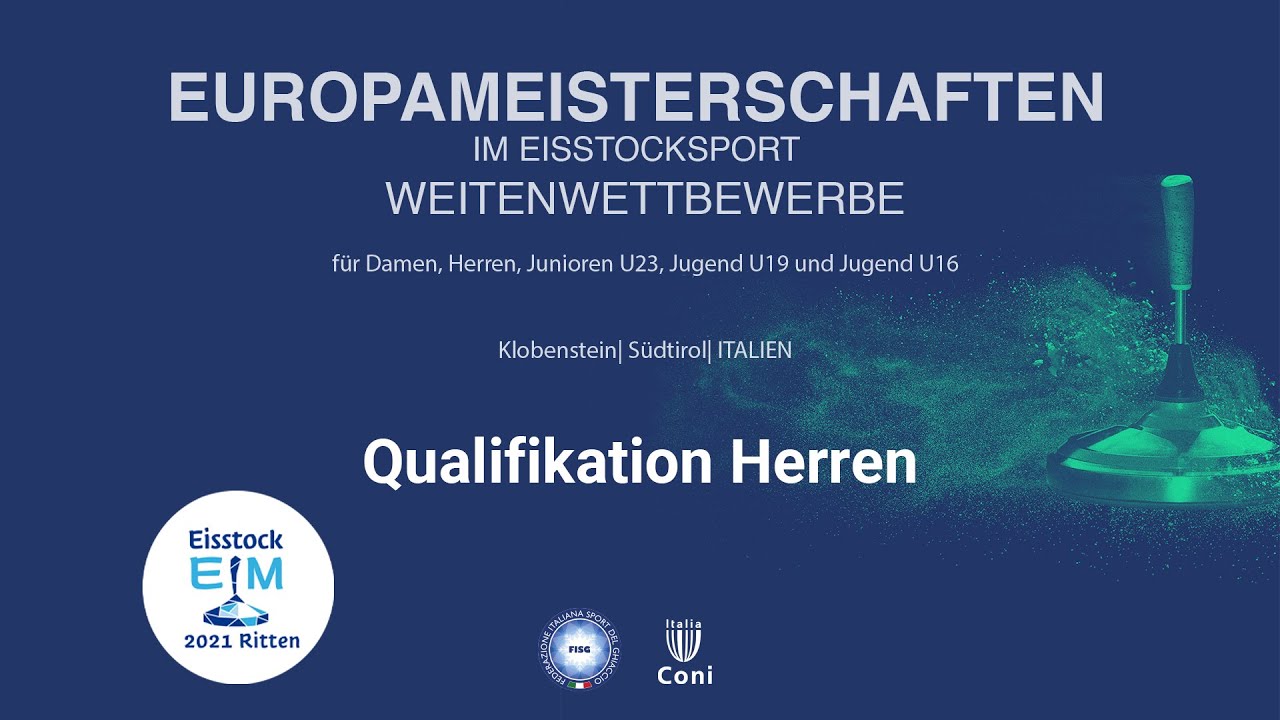 EM Eisstockschießen Weitenwettbewerb Qualifikation am Ritten Südtirol 2021