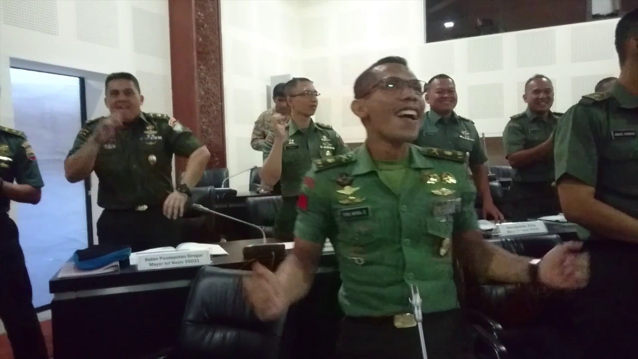Suka cita Pendidikan Reguler 55 Seskoad tahun 2017