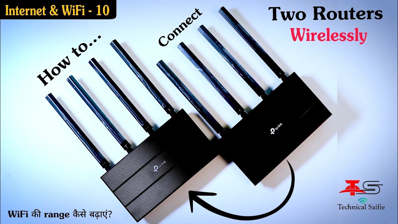How to Connect Two Routers Wirelessly -TpLink WDS Connection -How to Extend WiFi Range Without Cable