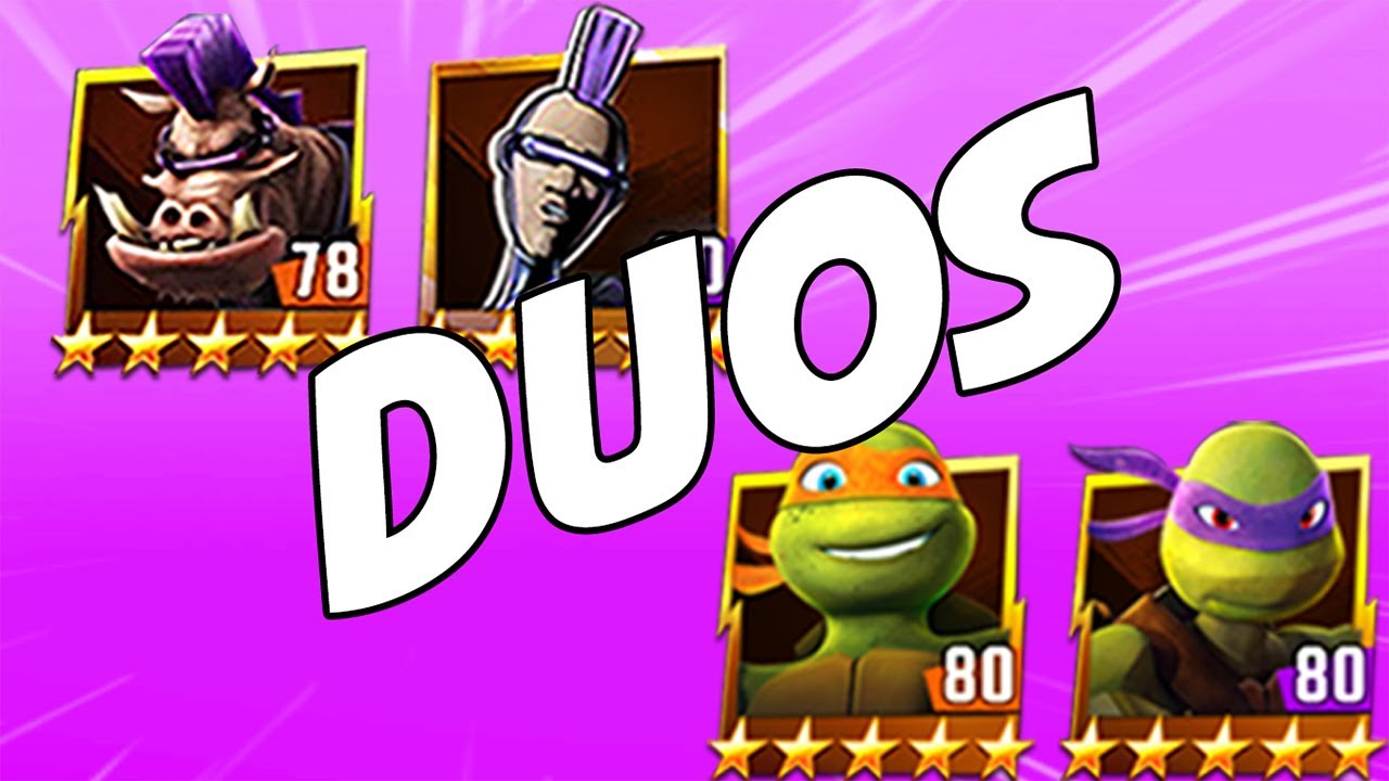 TMNT Legends Duo Bebop, Zeck & Duo Mikey, Donnie