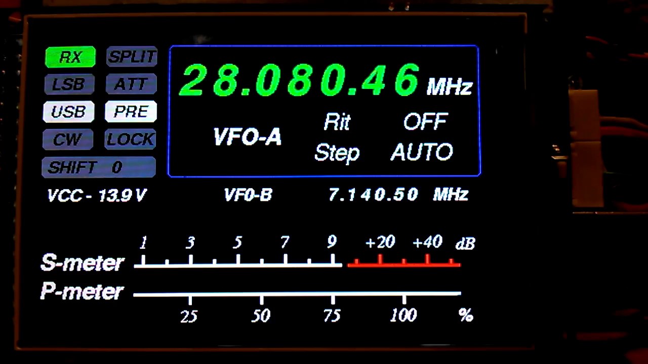 Synthesizer on Mega 2560 + 3.2 TFT LCD + Si5351 for Amateur Radio Transceiver V2.0