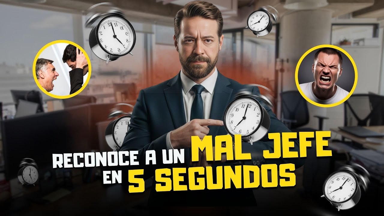 Cómo DETECTAR a un MAL jefe en 5 segundos