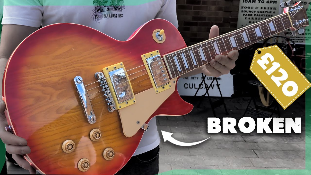 I Rescued a Cheap Les Paul from an Antiques Fair – Here’s What Happened!
