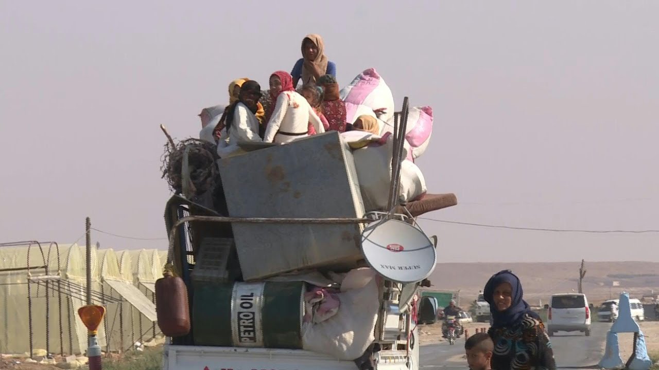 Residents of Syria border town Ras al-Ain flee Turkish offensive | AFP