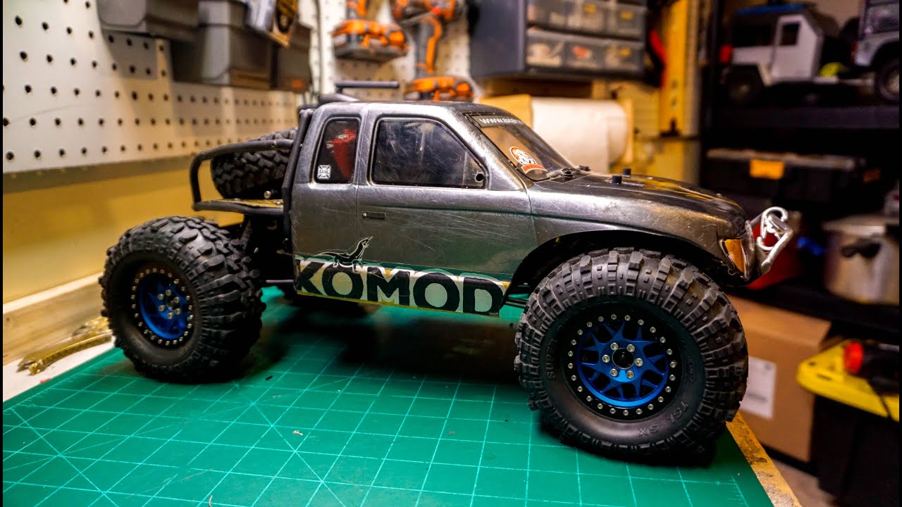 Custom 1/10 Comp Crawler GSpeed Carbon Chassis TGH Trans  |   SFRC Adventures