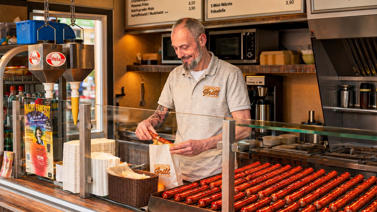 Inside Germany&rsquo;s Busiest Street Food Stand! (Satisfying Currywurst & Fries Prep)