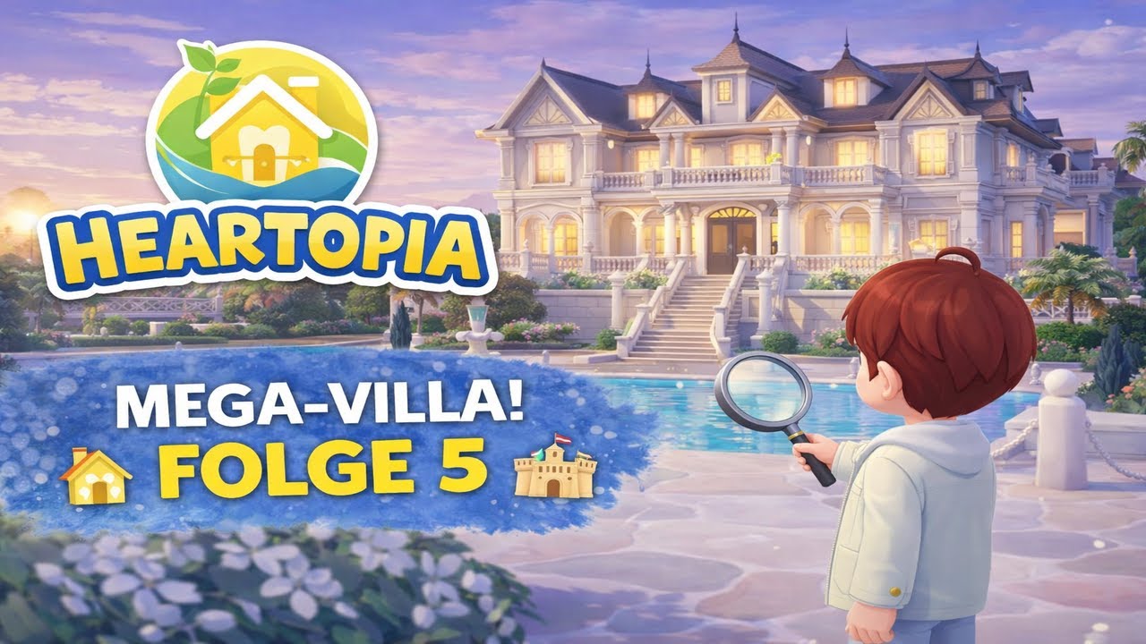 Heartopia Let&rsquo;s Play #5 🏡✨ | H&auml;user anderer Spieler erkunden &ndash; Riesen-Villa! (Deutsch)