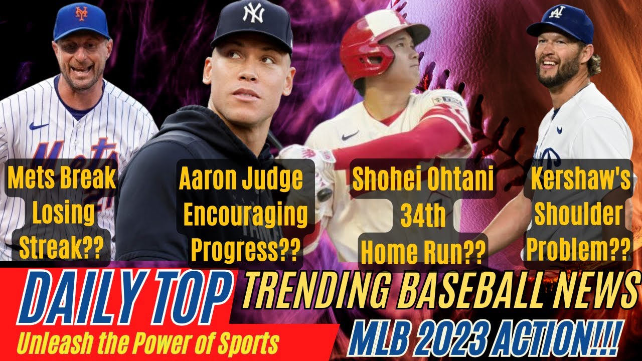 "Baseball News Today:  | Aaron Judge's Recovery | Shohei Ohtani's Homer| MLB 2023 Season"