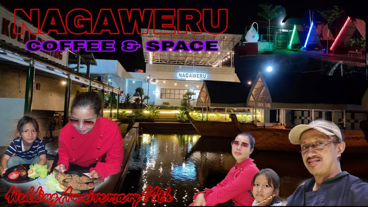 HAPPY WEDDING ANNIVERSARY 11th AT NAGAWERU COFFEE & SPACE | Aesthetic & Romantic Malam Hari