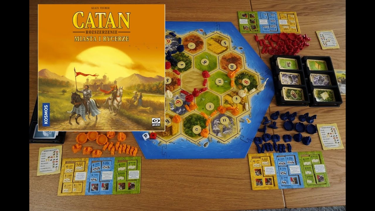 Catan - Miasta i Rycerze Rozszerzenie - Gra Planszowa