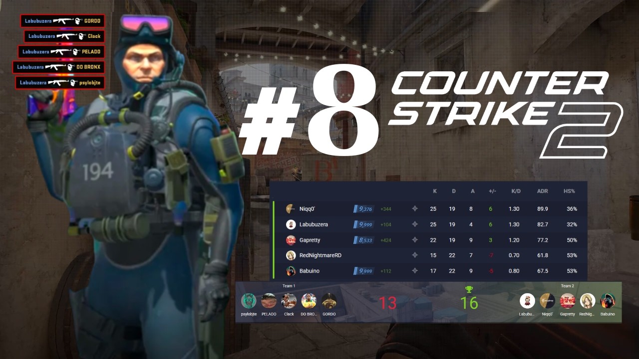 Un OverTime más para VOLVER a los 10K de ELO ​😂​​ | Counter-Strike 2 #8