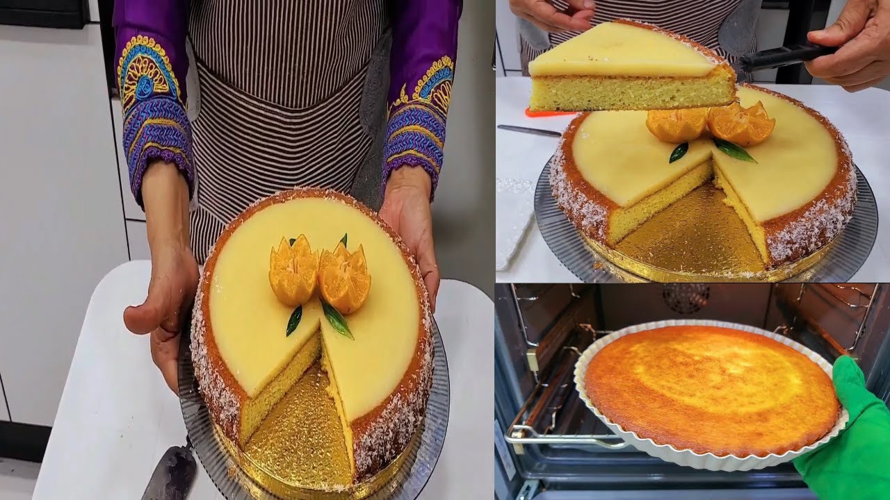 ديري النفس و نوضي حيدي عليك لعكز و حضري لوليداتك بسبوسة هماويةواقتصادية ساهلة التحضير  وناجحة 100%