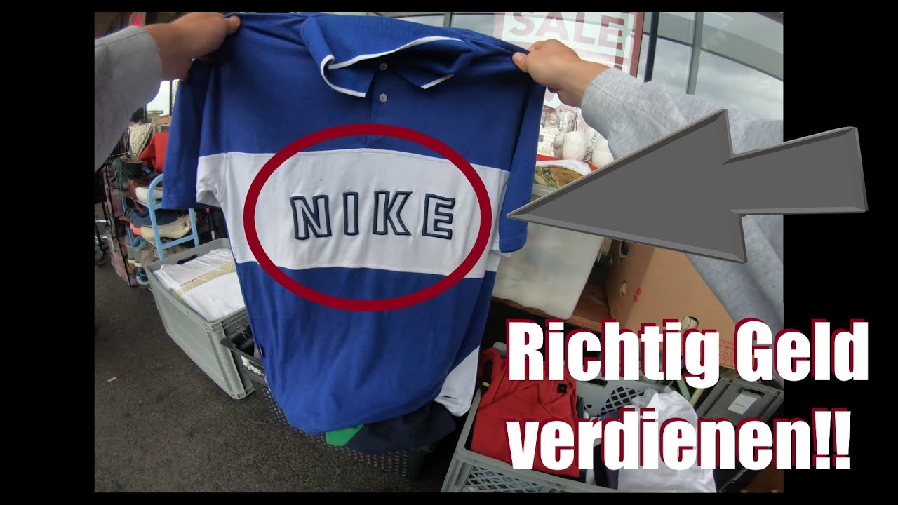 Richtig Geld verdienen mit Vintage Kleidung vom Flohmarkt!!