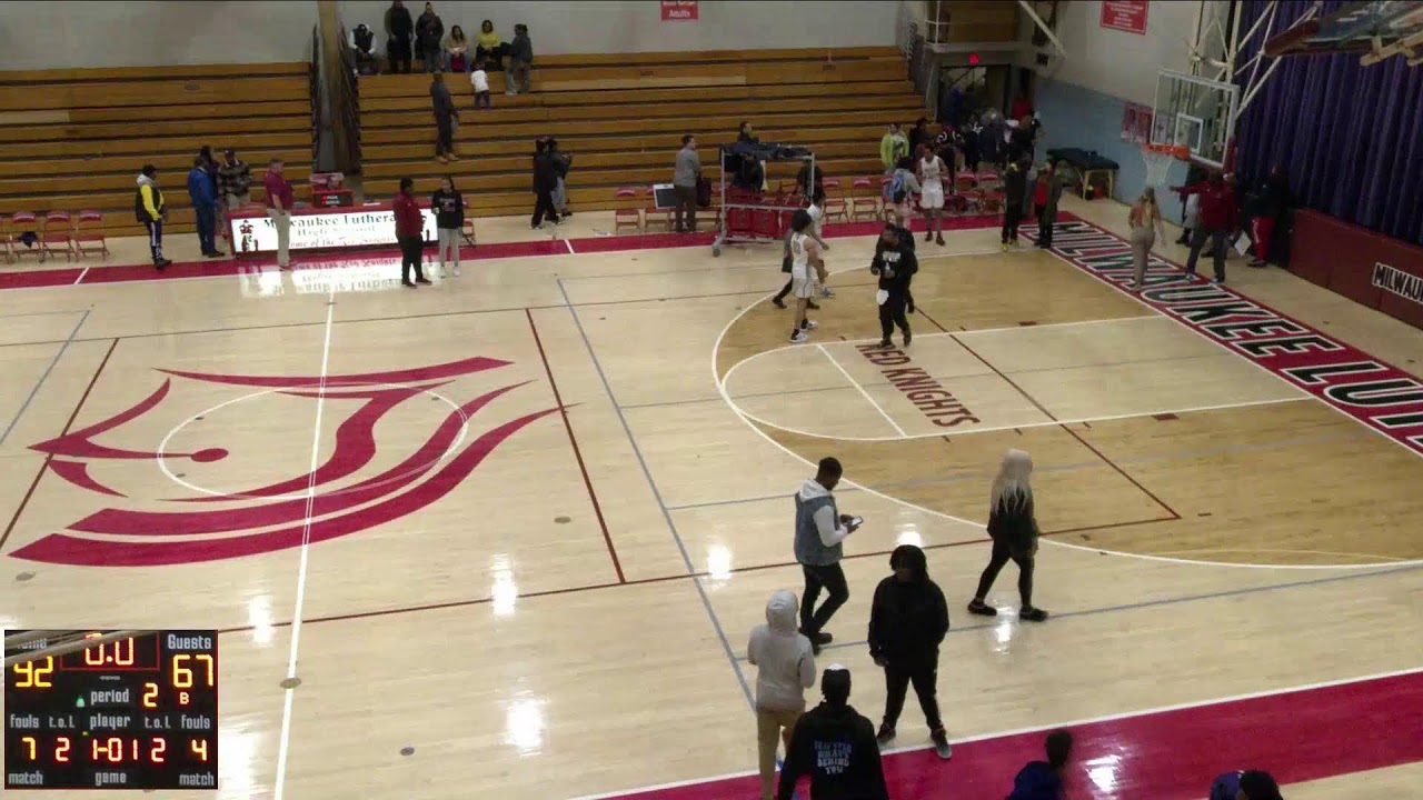 Milwaukee Lutheran vs Brown Deer High School Boys' Varsity Basketball