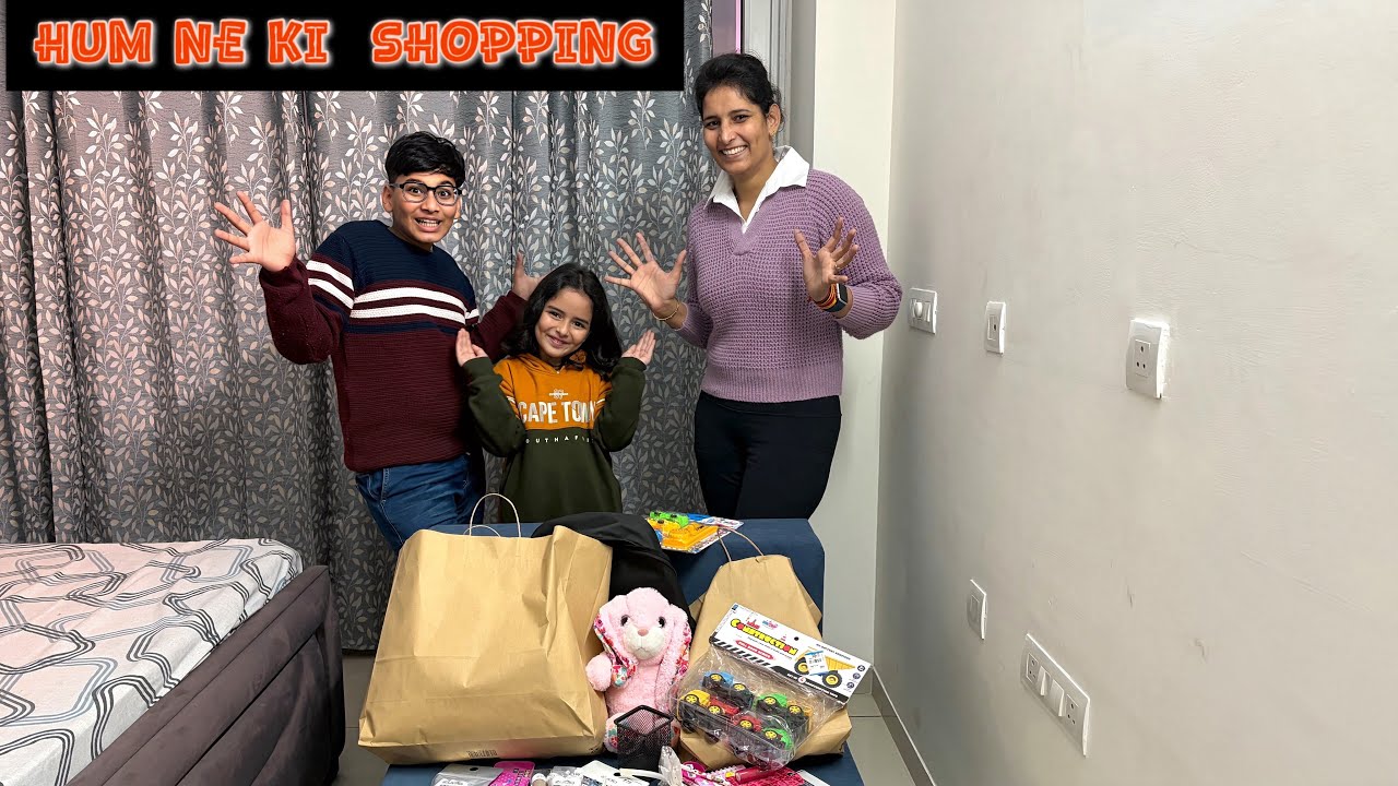 Vlog #34, Humari puri family ne ki shopping 😍 #foujibhai  #piyushlifestyle 