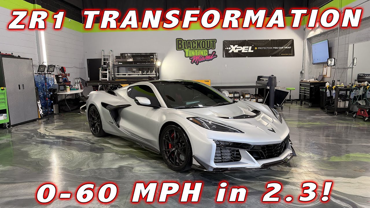 My Corvette ZR1 Transformation with XPEL & first 0-60 MPH Street Testing with 1,064 HP!