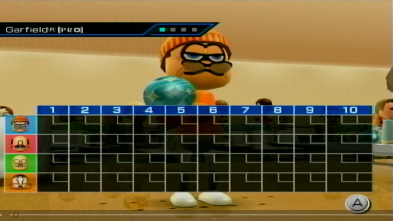 Мы с пацанами увлекаемся боулингом в Wii Sports