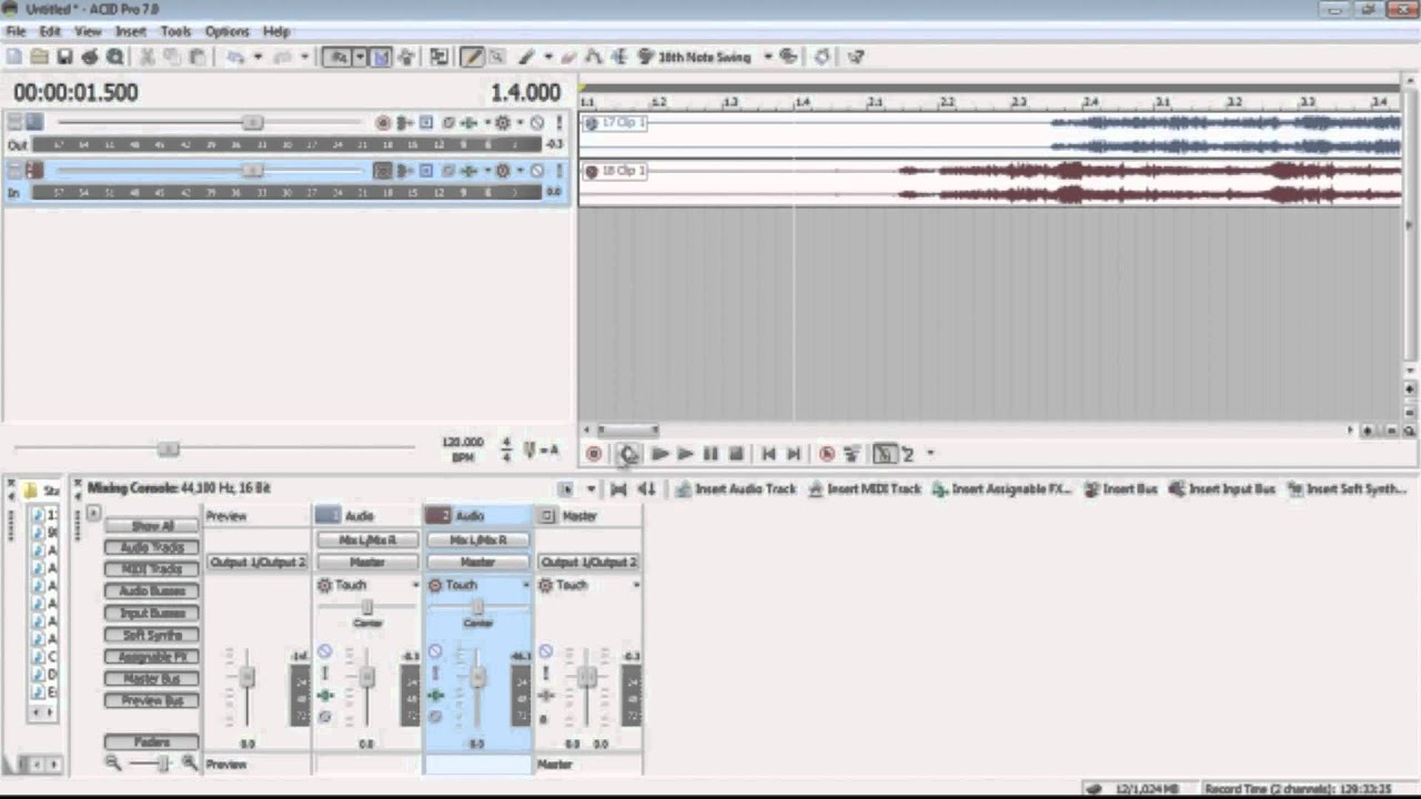 Acid Pro 7 Basic Tutorial - EASY START UP