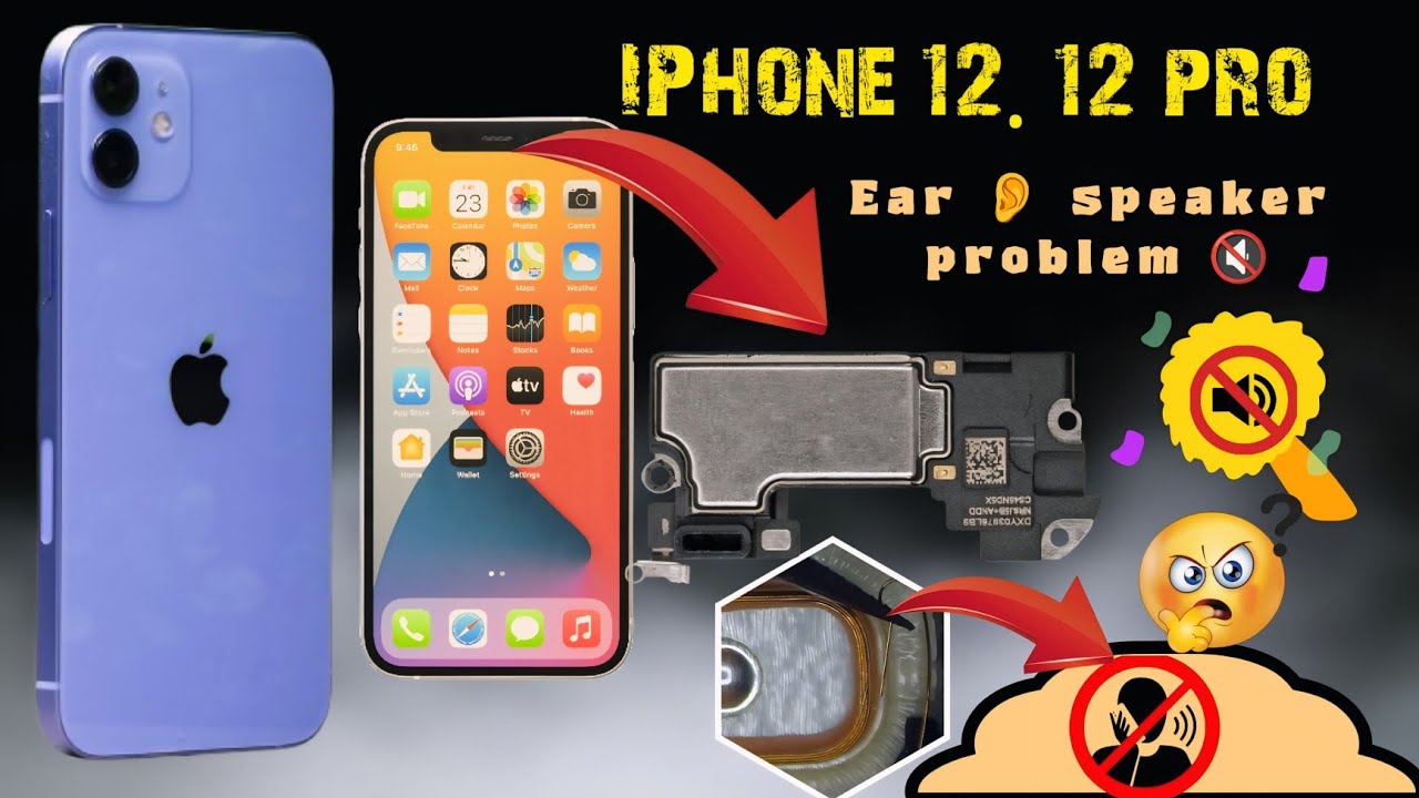 iPhone 12 Ear Speaker Problem Solution | Sound Low / No Sound Fix 100%