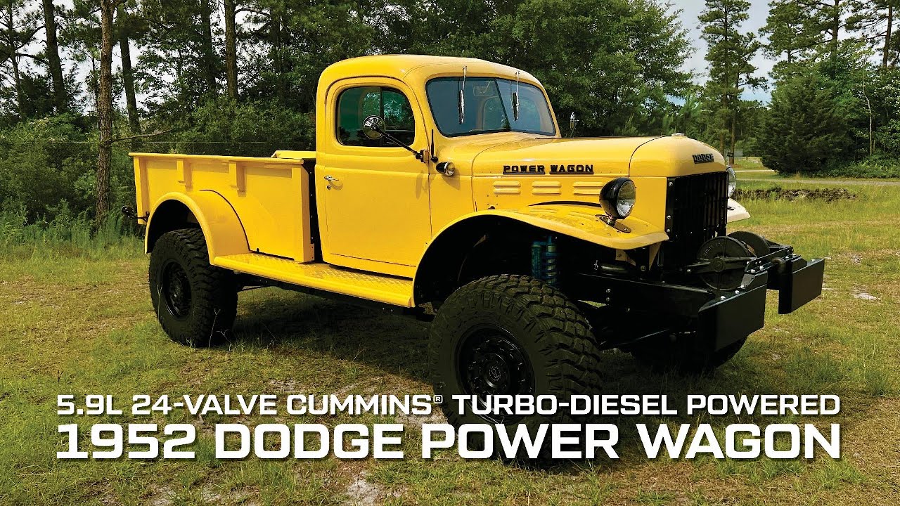 5.9L 24-VALVE CUMMINS® TURBO-DIESEL POWERED 1952 DODGE POWER WAGON