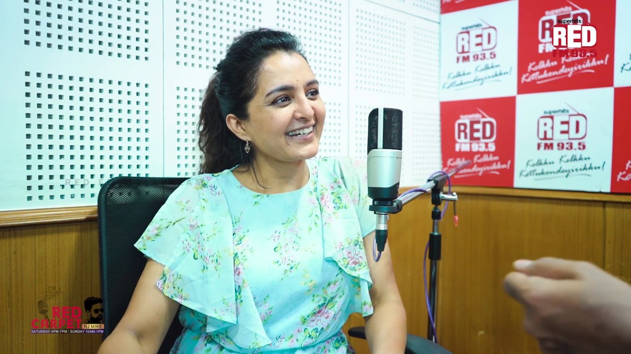Manju Warrier | Red Carpet | RJ Mike | Red FM Malayalam