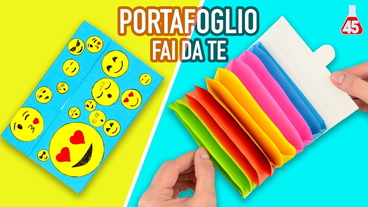 COME FARE PORTAFOGLIO DI CARTA FAI DA TE