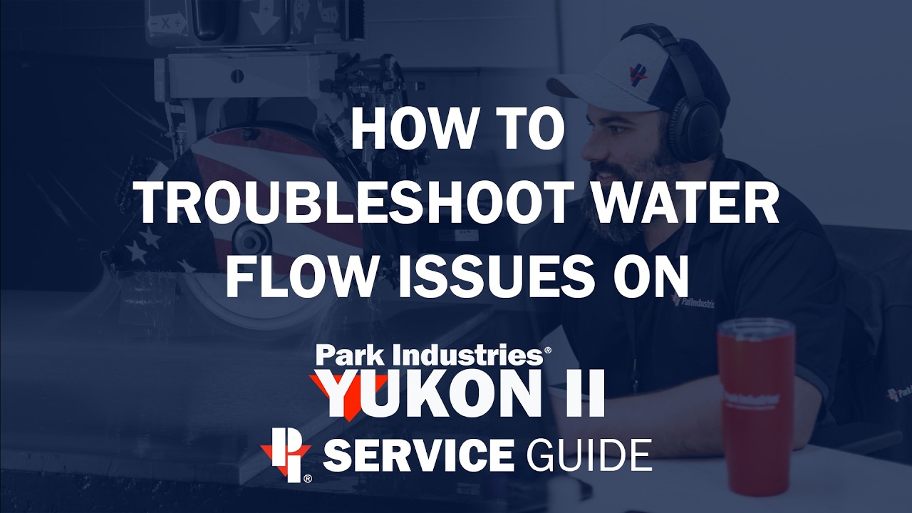 How to Troubleshoot Water Flow | Bridge Saw Service