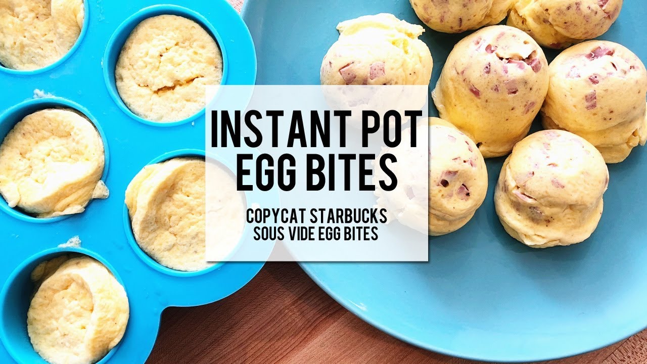 Instant Pot Egg Bites - Copycat Starbucks Sous Vide Egg Bites!