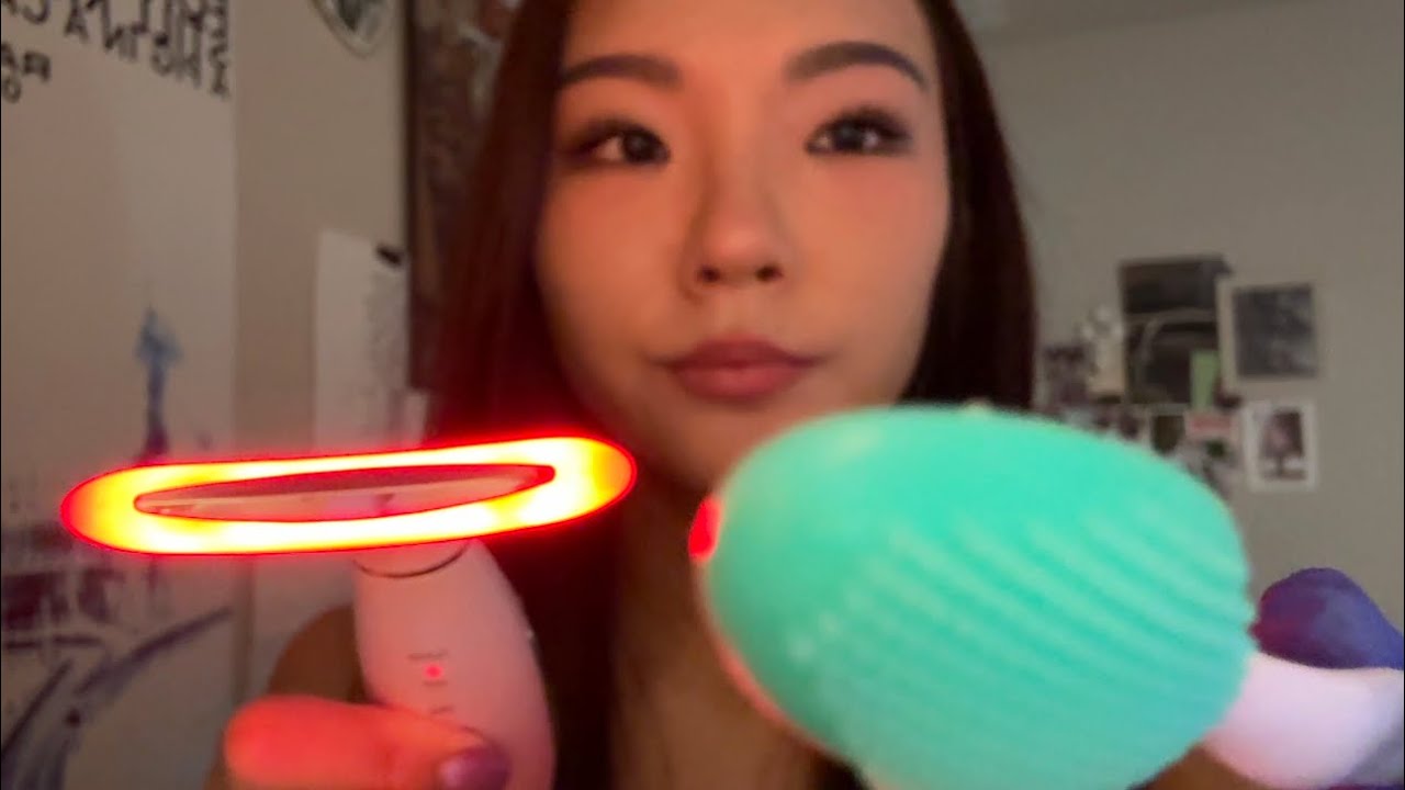 asmr- korean skincare facial rp