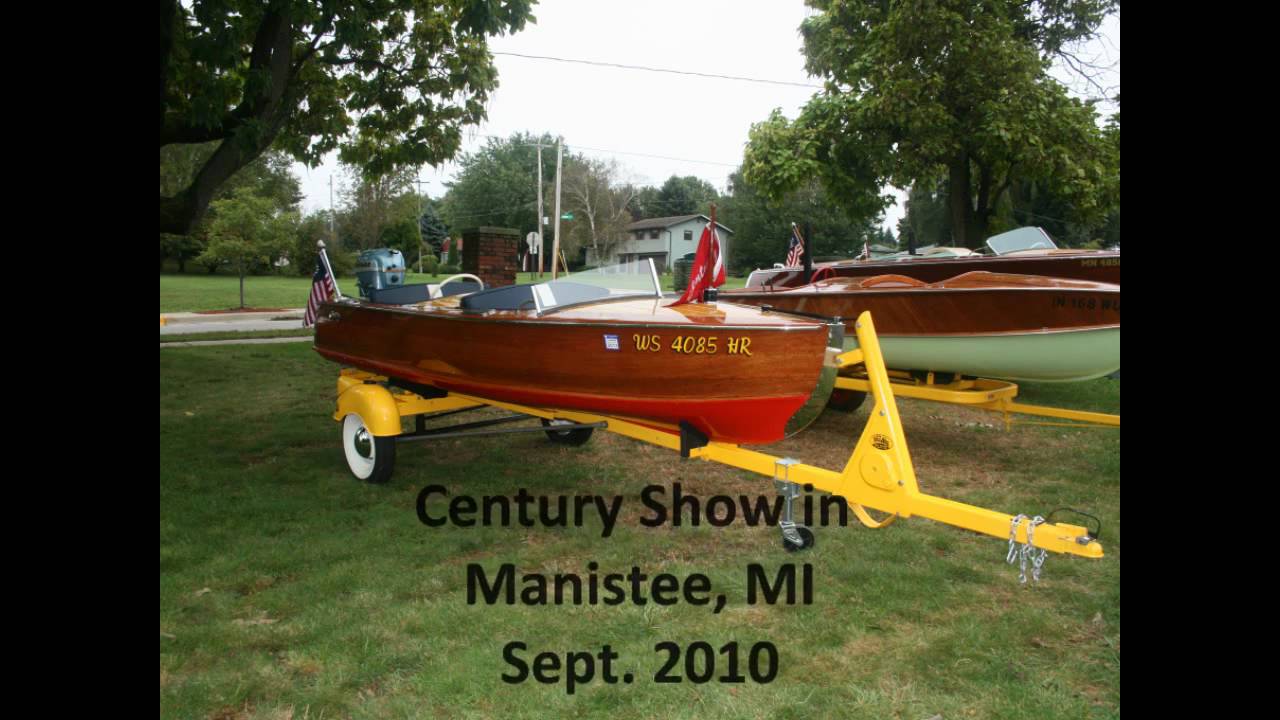 1954 Evinrude 25 Horse Outboard Powering a 1954 Century Imperial Sportsman