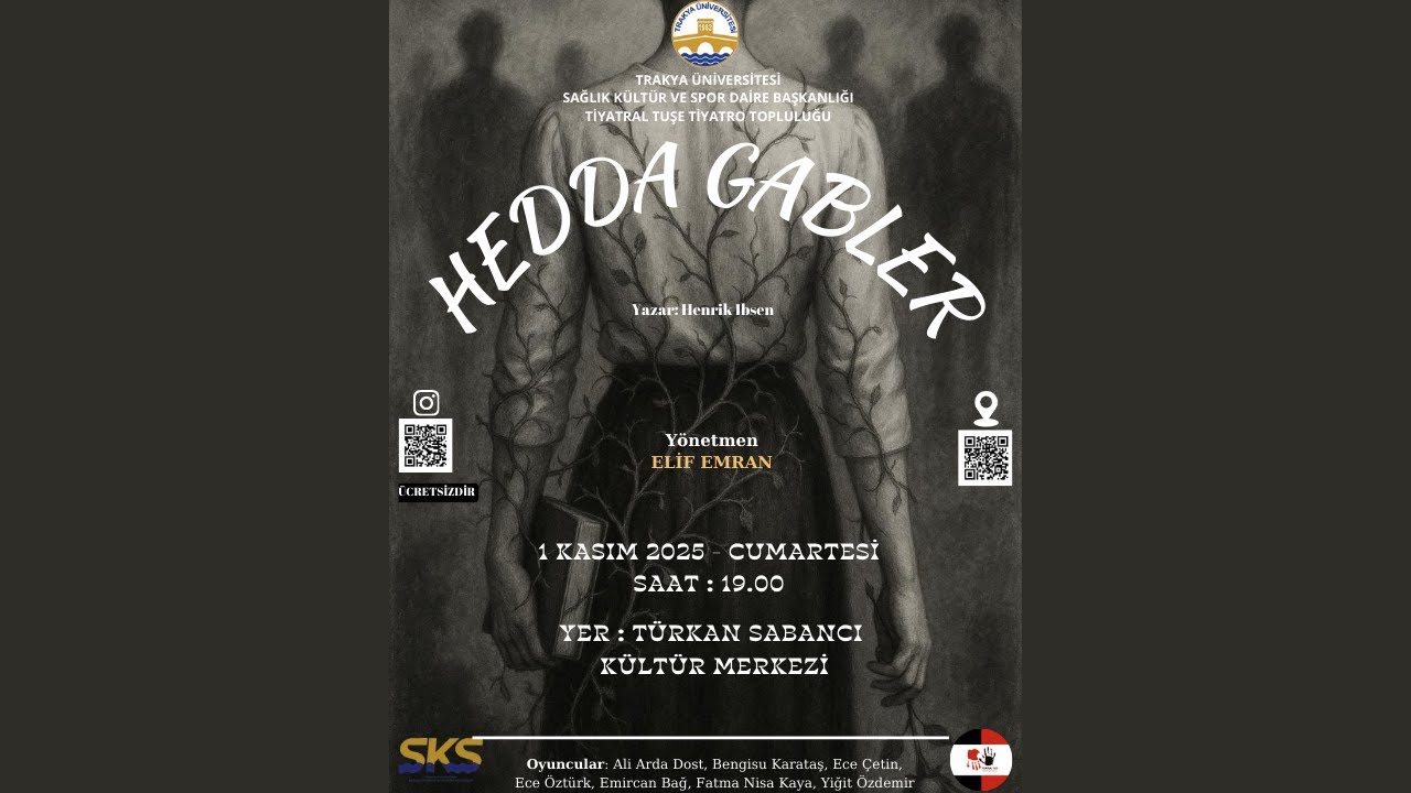 HEDDA GABLER (Henrik Ibsen) - TİYATRAL TUŞE (01.11.2025)