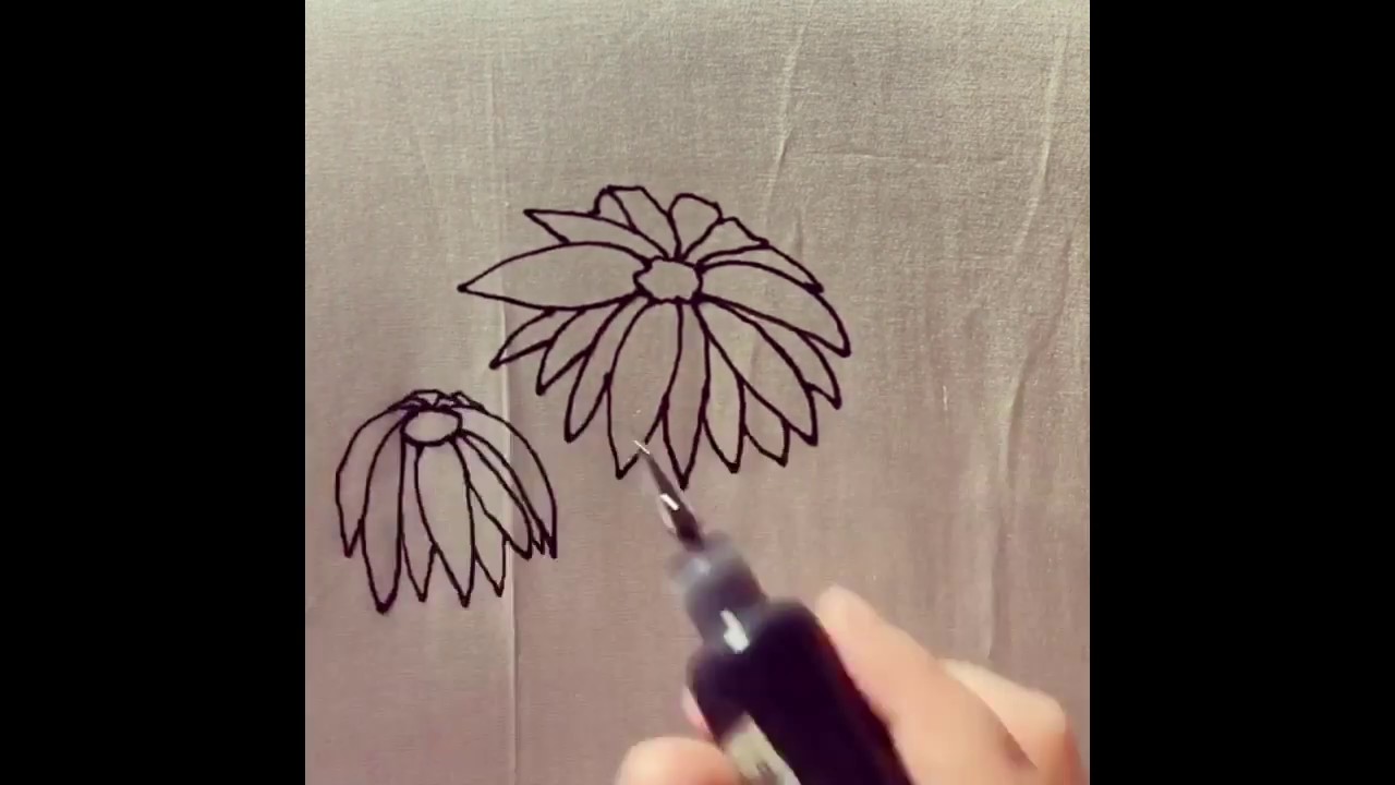 TIME LAPSE Silk Painting Part 1