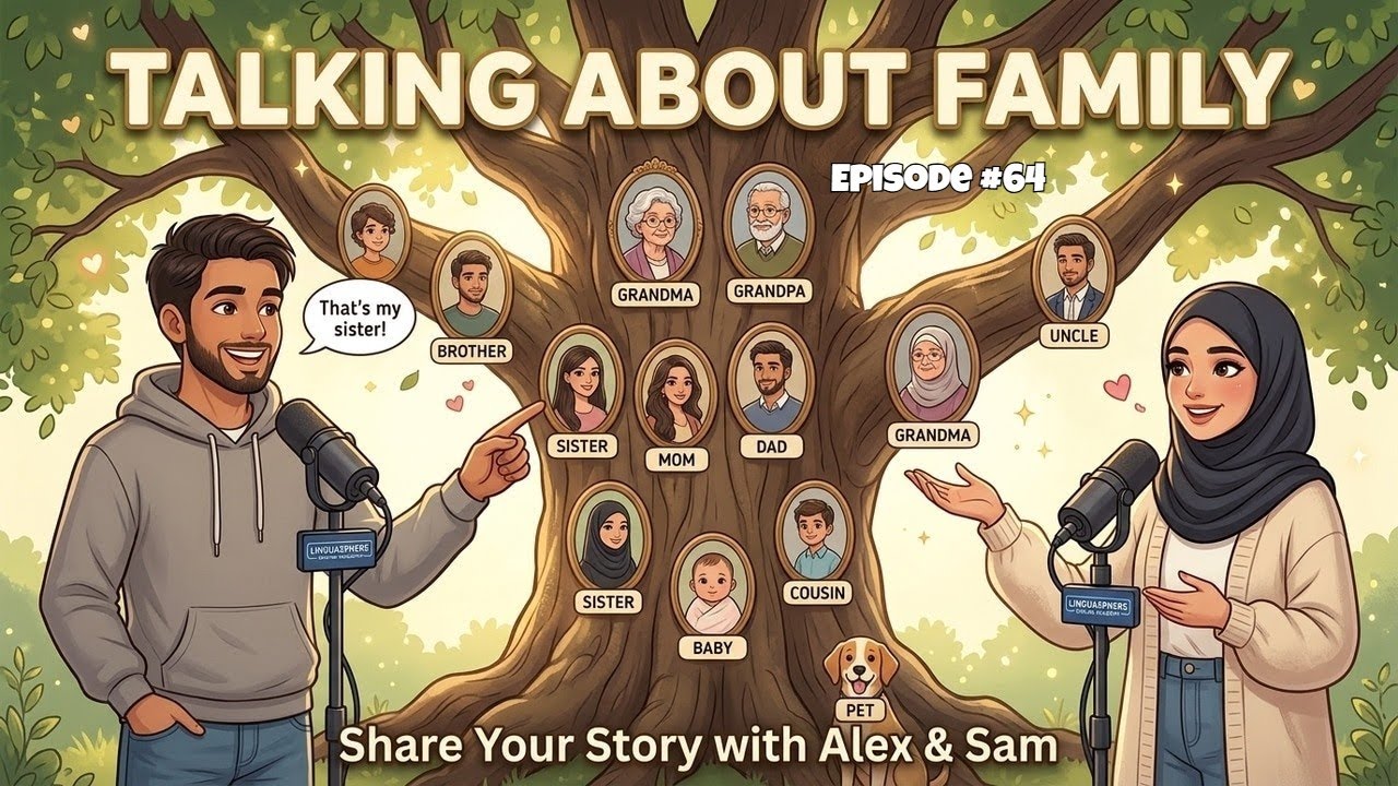 English Listening & Speaking Practice - Family Talk Discussion | Learn Conversational English