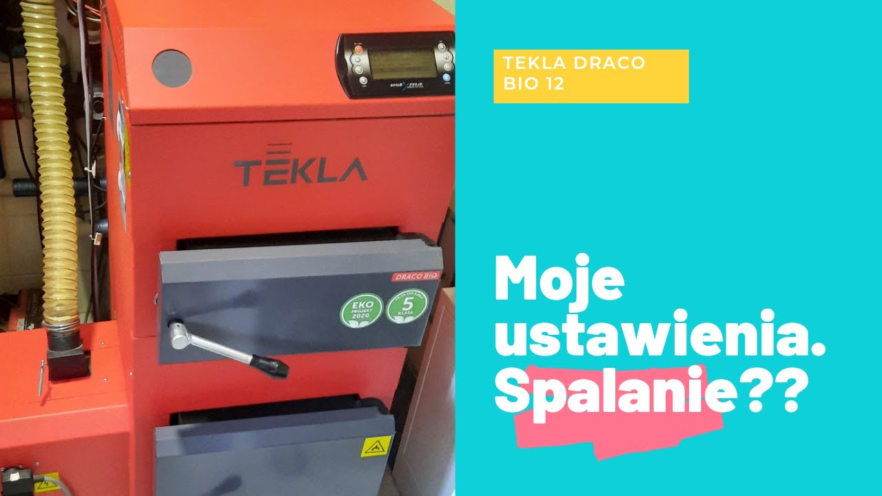Tekla draco bio 12KW - Ustawienia - małe spalanie pelletu