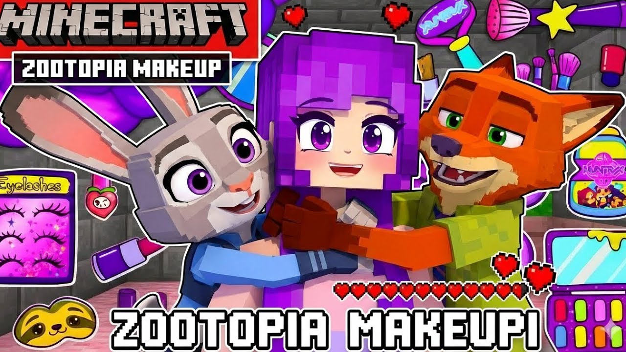 Zootopia Series 📸 Zootopia Characters Got Turned Into … With Makeup?! 😱 | Anna DIY Paper