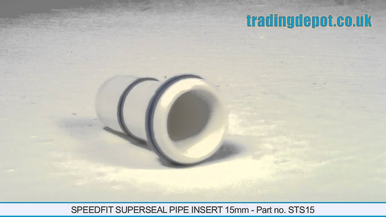 TRADING DEPOT: Speedfit Superseal Pipe Insert 15mm - Part no: STS15