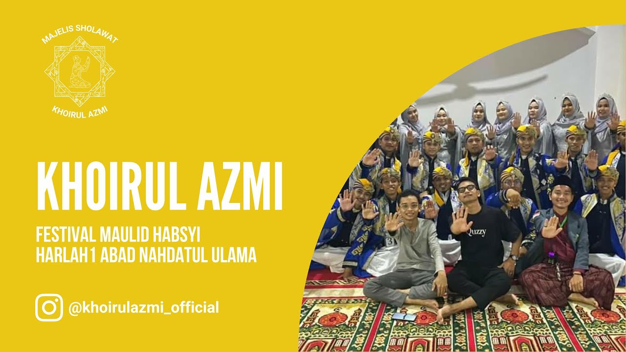 Khoirul Azmi (Hama Qolby) Festival Maulid Habsyi (Harlah 1 ABAD NU Alun Alun Martaputa)